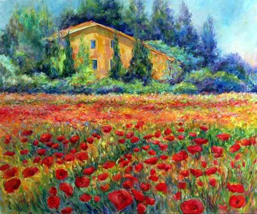 Poppies At St. Remy